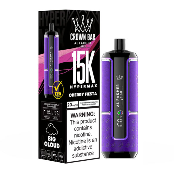 Al Fakher Crown Bar Hypermax 15K Prefilled Vape Kit - Image 4