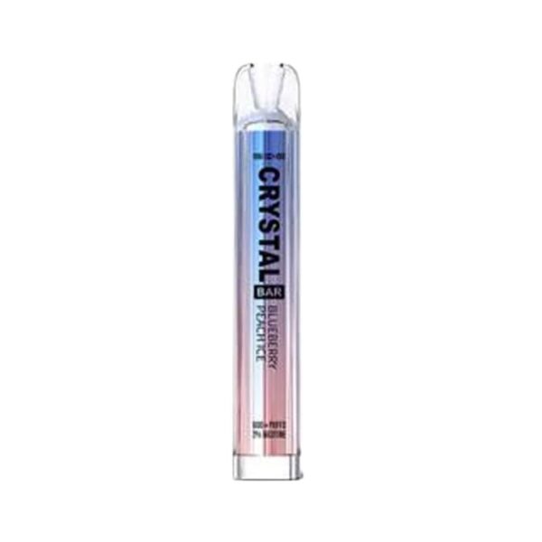 Crystal Bar 600 Puffs Blueberry Peach Ice Prefilled Vape