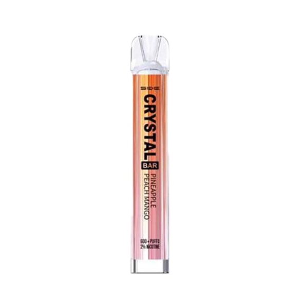 Crystal Bar 600 Puffs Pineapple Peach Mango Prefilled Vape