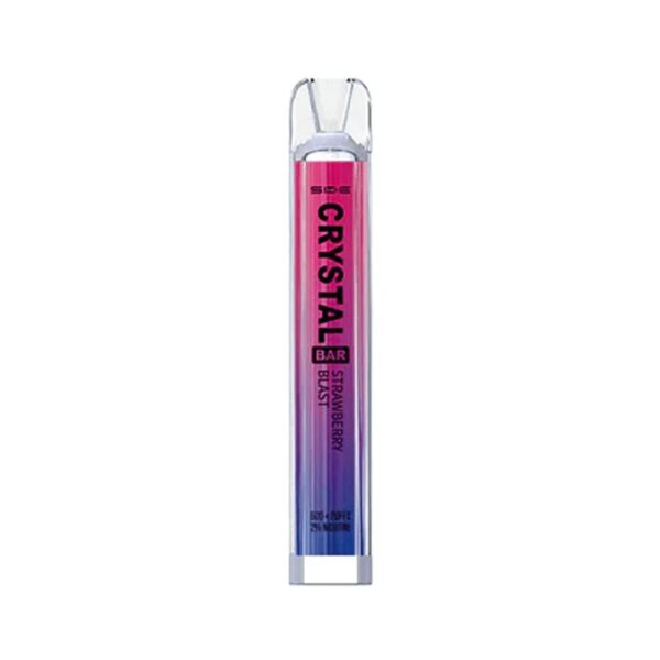 Crystal Bar 600 Puffs Strawberry Blast Prefilled Vape