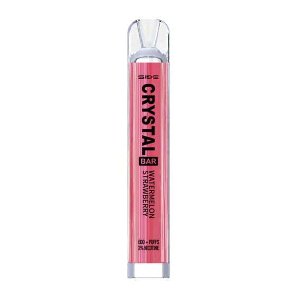 Crystal Bar 600 Puffs Watermelon Strawberry Prefilled Vape