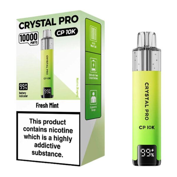 Crystal Pro CP 10K Puffs Prefilled Vape Kit - Image 12