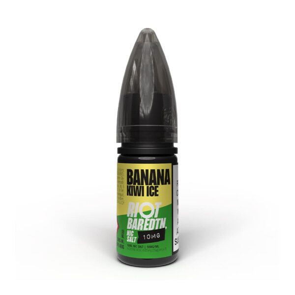 Banana Kiwi Ice Riot Squad BAR EDTN 10ml Nic Salt E Liquid