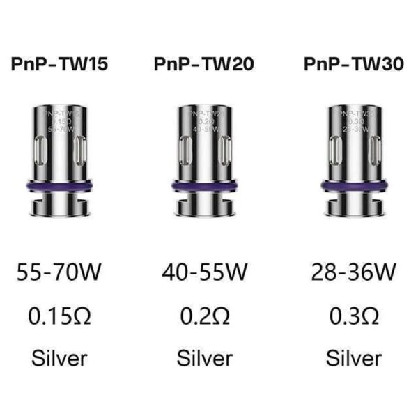 Voopoo PNP TW Replacement Coils (Pack of 5) - Image 2