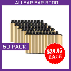 ALIBARBAR INGOT 9000 PUFF – 50 pack